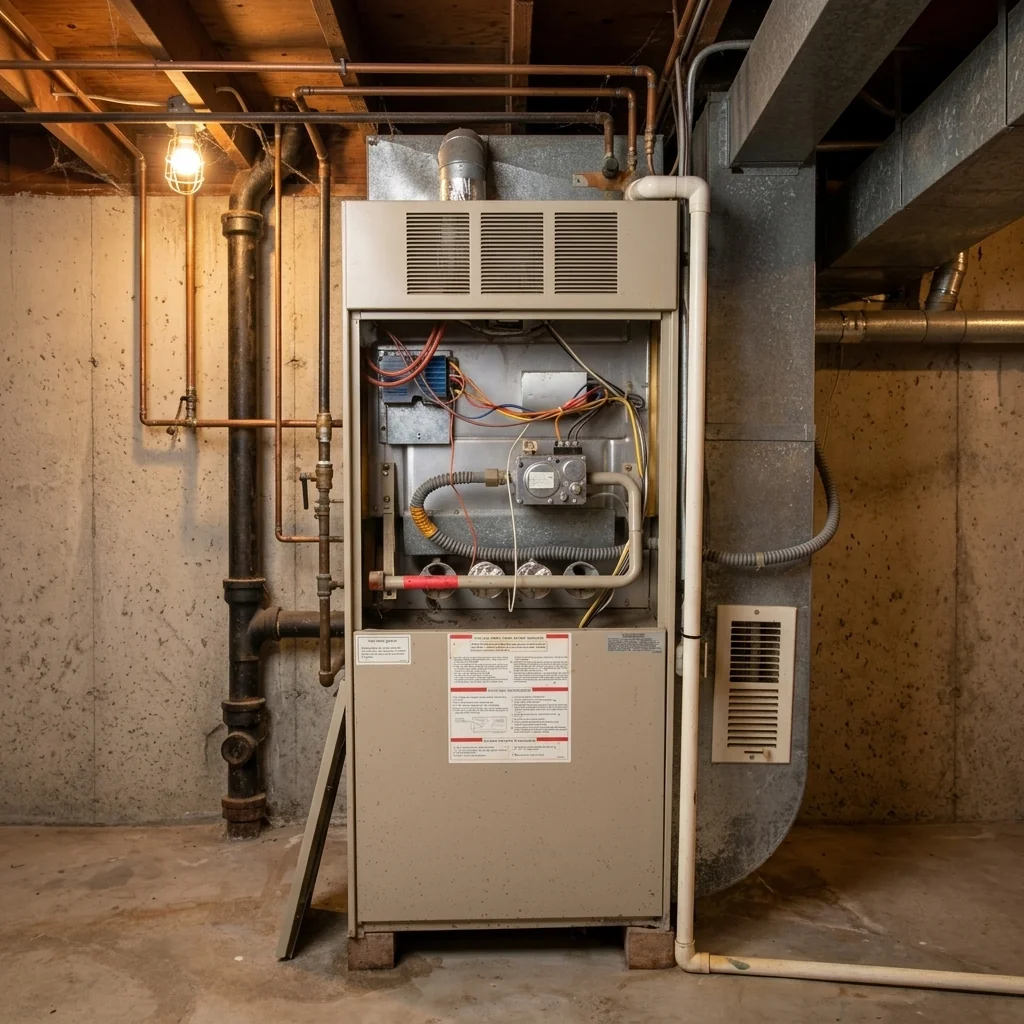 Residential furnace and heating equipment